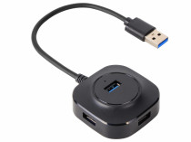 USB хаб VCOM USB3.0----4 USB3.0 +microUSB 0.3m (DH307)