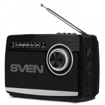 Радиоприемник SVEN портативный, SRP-535 чёрный (SV-017187)