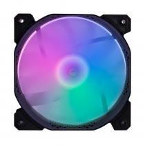 Вентилятор для корпуса 1STPLAYER / 140mm, RGB, 5pin, black / / Bulk (F2-PLUS-BK)