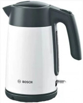 Чайник электрический BOSCH 1.7л. 2400Вт белый (корпус: нержавеющая сталь) (TWK7L461)