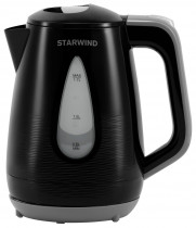 Чайник электрический STARWIND 1.7л. 2200Вт черный/серый (корпус: пластик) (SKP2316)
