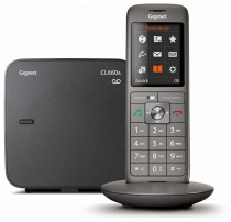 Радиотелефон GIGASET Dect CL660A SYS RUS черный автооветчик АОН (S30852-H2824-S321)