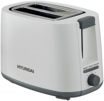 Тостер HYUNDAI 800Вт белый/серый (HYT-2301)