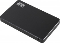 Внешний корпус AGESTAR для HDD/SSD 3UB2AX1 SATA I/II/III алюминий черный 2.5