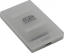 Внешний корпус AGESTAR для HDD/SSD 3UBCP1-6G SATA пластик белый 2.5