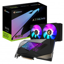 Видеокарта GIGABYTE GeForce RTX 4070 Ti, 12 Гб GDDR6X, 192 бит, AORUS XTREME WATERFORCE (GV-N407TAORUSX W-12GD)