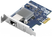 Сетевой адаптер QNAP PCIe Gen2 x1, Single-port 4-speed 5 GbE network expansion card (5Gbps/ 2.5Gbps/ 1Gbps/ 100Mbps) Low-profile bracket pre-installed; full-height and specialized brackets are bundled (QXG-5G1T-111C)