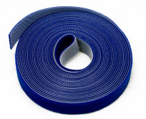 Лента липучка HYPERLINE в рулоне, ширина 16 мм, длина 5 м, полиамид (тканое плетение), синяя (WASNR-5x16-BL)