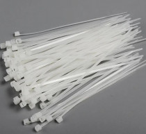 Стяжки LANMASTER кабельные (хомут стяжной), нейлон, 4.6x203мм, белые, 100шт (TWT-CV-200)