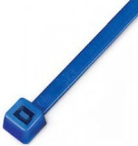 Стяжки HYPERLINE кабельные (хомут стяжной), нейлон, 2.5x100мм, синие, 100шт, Tefzel (GT-100MC-TF)