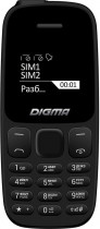 Мобильный телефон DIGMA A106 Linx 32Mb черный моноблок 2Sim 1.44