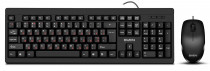 Клавиатура + мышь SVEN проводные, 1000 dpi, цифровой блок, USB, KB-S320C, чёрный (SV-020613)