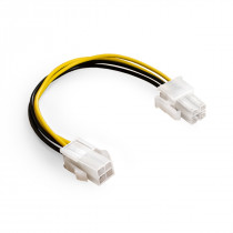 Удлинитель EXEGATE кабеля питания материнской платы +12V EX-EXT-4M4F-0.3 (4pin EPS12V M/4pin EPS12V F, 0,3м) (EX294789RUS)
