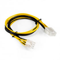 Удлинитель EXEGATE кабеля питания материнской платы +12V EX-EXT-8M8F-0.5 (8pin EPS12V M/8pin EPS12V F, 0,5м) (EX294790RUS)