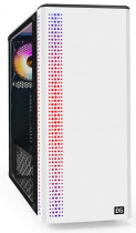 Корпус EXEGATE Miditower Mistery Z4 White (ATX, без БП, 2*USB+1*USB3.0, HD аудио, белый, вент. 12 см с RGB подсветкой, пылевые фильтры, боковая панель - закаленное стекло) (EX294390RUS)