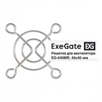 Решетка для вентилятора EXEGATE 40x40 EG-040MR (40x40 мм, металлическая, круглая, никель) (EX295257RUS)