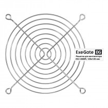 Решетка для вентилятора EXEGATE 120x120 EG-120MR (120x120 мм, металлическая, круглая, никель) (EX295263RUS)