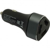 АЗУ ACD 23 Вт, сила тока 3 A, 3x USB, быстрая зарядка (ACD-C233-X3B)