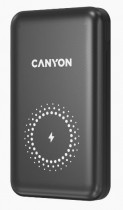 Внешний аккумулятор CANYON 10000 мАч, выход: 2xUSB, USB Type-C, вход: USB Type-C, Lightning, PB-1001 Black (CNS-CPB1001B)
