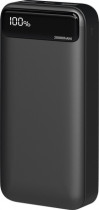 Внешний аккумулятор REDLINE 20000 мАч, выход: 2xUSB, вход: USB Type-C, RP-51 Black (УТ000032477)