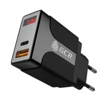 Сетевое зарядное устройство GREENCONNECT 18 Вт, сила тока 3 A, 1x USB, 1x USB Type-C (GCR-52891)