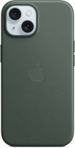 Чехол APPLE накладка для iPhone 15, текстиль, поддержка MagSafe, зелёный (MT3J3FE/A)