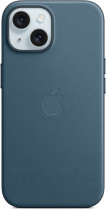 Чехол APPLE накладка для iPhone 15, текстиль, поддержка MagSafe, синий (MT3G3FE/A)