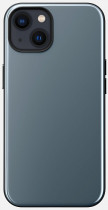 Чехол NOMAD накладка для Apple iPhone 13, поликарбонат, термопластичный полиуретан, поддержка MagSafe, синий (NM01045885)