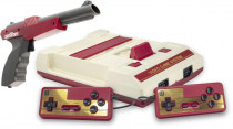 Игровая консоль RETRO GENESIS LASERGUN (пистолет Zapper, 303 игры, 8 бит, NES, Dendy, AV, 2 проводных джойстика, microUSB) (CONSKDN115)