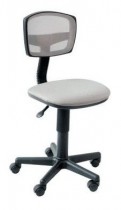 Кресло БЮРОКРАТ спинка сетка серый сиденье серый 15-48 (CH-299/G/15-48)