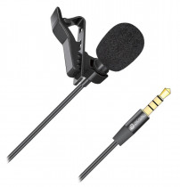 Микрофон OKLICK петличный, конденсаторный, всенаправленный, jack 3.5 мм, Оклик MP-M400 (1529055)