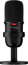 Микрофон HYPERX настольный, электретный, кардиоидный, USB Type-C, 4P5P8AA/HMIS1X-XX-BK/G, SOLOCAST Black, OEM (#HMIS1X-XX-BK/G)