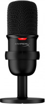 Микрофон HYPERX настольный, электретный, кардиоидный, USB Type-C, SoloCast Black (4P5P8AA)
