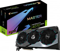 Видеокарта GIGABYTE GeForce RTX 4070 Super 12Gb 192bit GDDR6X 2595/21000, AORUS SUPER MASTER 12G (GV-N407SAORUS M-12GD)