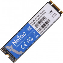 SSD накопитель NETAC 2 Тб, внутренний SSD, M.2, 2280, SATA-III, чтение: 545 МБ/сек, запись: 500 МБ/сек, TLC, N535N (NT01N535N-002T-N8X)