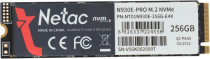 SSD накопитель NETAC 256 Гб, внутренний SSD, M.2, 2280, PCI-E x4, чтение: 2000 Мб/сек, запись: 1000 Мб/сек, TLC, N930E Pro (NT01N930E-256G-E4X)