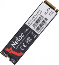 SSD накопитель NETAC 512 Гб, внутренний SSD, M.2, 2280, PCI-E x4, чтение: 2130 Мб/сек, запись: 1720 Мб/сек, TLC, N930E Pro (NT01N930E-512G-E4X)