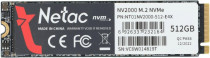SSD накопитель NETAC 512 Гб, внутренний SSD, M.2, 2280, PCI-E x4, чтение: 2500 Мб/сек, запись: 1950 Мб/сек, TLC, NV2000 (NT01NV2000-512-E4X)