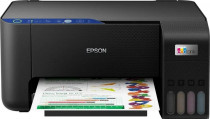 МФУ EPSON струйный, цветная печать, A4, печать фотографий, планшетный сканер, Wi-Fi, L3251 (C11CJ67302/C11CJ67419)