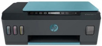 МФУ HP струйный, цветная печать, A4, печать фотографий, планшетный сканер, ЖК панель, Wi-Fi, AirPrint, Bluetooth, Smart Tank 516 (3YW70A)