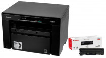 МФУ CANON лазерный, черно-белая печать, A4, планшетный сканер, i-Sensys MF3010 bundle, в комплекте картридж (5252B004+3484B002)