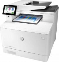МФУ HP лазерный, цветная печать, A4, двусторонняя печать, планшетный/протяжный сканер, ЖК панель, Ethernet, AirPrint, Color LaserJet Enterprise M480f (3QA55A)