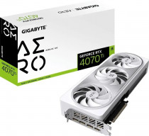 Видеокарта GIGABYTE GeForce RTX 4070 Super, 12 Гб GDDR6X, 192 бит, SUPER AERO OC 12G (GV-N407SAERO OC-12GD)