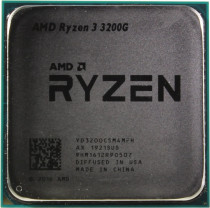 Процессор AMD Socket AM4, Ryzen 3 3200G, 4-ядерный, 3600 МГц, Turbo: 4000 МГц, Picasso, Кэш L2 - 2 Мб, Кэш L3 - 4 Мб, Radeon Vega 8, 12 нм, 65 Вт, OEM (YD3200C5M4MFH)
