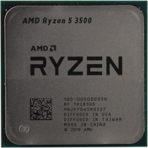 Процессор AMD Socket AM4, Ryzen 5 3500, 6-ядерный, 3600 МГц, Turbo: 4100 МГц, Matisse, Кэш L2 - 3 Мб, Кэш L3 - 16 Мб, 7 нм, 65 Вт, OEM (100-000000050)