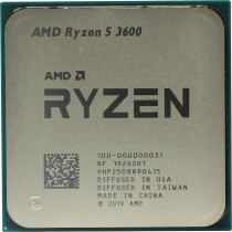 Процессор AMD Socket AM4, Ryzen 5 3600, 6-ядерный, 3600 МГц, Turbo: 4200 МГц, Matisse, Кэш L2 - 3 Мб, Кэш L3 - 32 Мб, 7 нм, 65 Вт, OEM (100-000000031/100-000000031A)