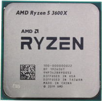 Процессор AMD Socket AM4, Ryzen 5 3600X, 6-ядерный, 3800 МГц, Turbo: 4400 МГц, Matisse, Кэш L2 - 3 Мб, Кэш L3 - 32 Мб, 7 нм, 95 Вт, OEM (100-000000022)