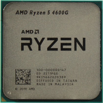 Процессор AMD Socket AM4, Ryzen 5 4600G, 6-ядерный, 3700 МГц, Turbo: 4200 МГц, Renoir, Кэш L2 - 3 Мб, L3 - 8 Мб, Radeon Vega 7, 7 нм, 65 Вт, OEM (100-000000147)