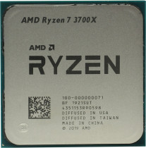 Процессор AMD Socket AM4, Ryzen 7 3700X, 8-ядерный, 3600 МГц, Turbo: 4400 МГц, Matisse, Кэш L2 - 4 Мб, L3 - 32 Мб, 7 нм, 65 Вт, OEM (100-000000071A)