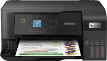 МФУ EPSON струйный, цветная печать, A4, печать фотографий, планшетный сканер, ЖК панель, Wi-Fi, AirPrint, EcoTank L3560 (C11CK58405)